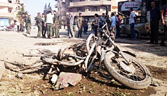 Li Serêkaniyê motorsiklêteke bombebarkirî hat teqandin