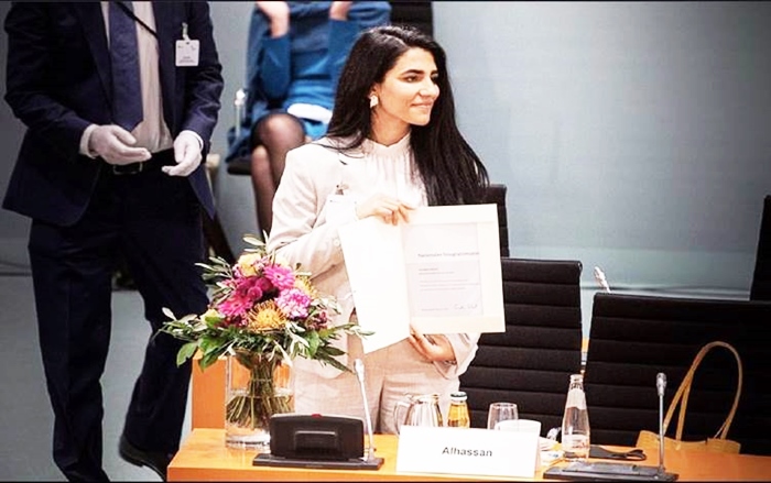 Almanya | Jina Kurd a ji Rojava Xelata Salê ya Enterasyonê wergirt