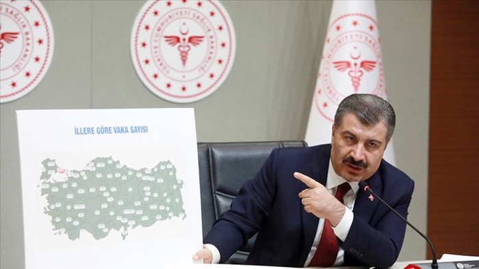 Di hejmara pêketinên korona de Tirkiye pistî Rûsyayê bû duyemîn