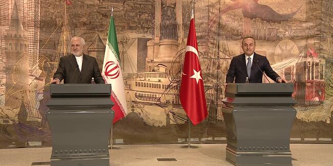 Wezîrê Derve yê Îranê Zerîf bi Wezîrê Derve yê Tirkiyê Çavusoglu re civiya