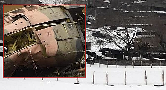 Li Bedlîsê helîkoptereke leskerî ya artêsa Tirkiyê ket