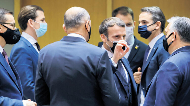 Hin rêberên Ewropî yên bi Macron re danûstandin kirine jî ketin karantînayê