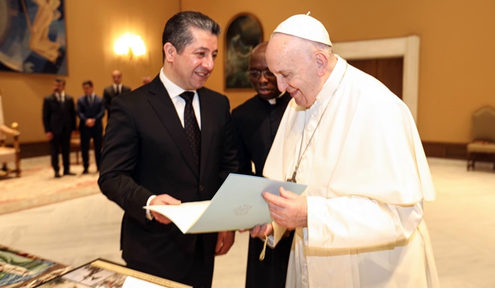 Vatîkanê ragihand: Wê Papa Fransîs serdana Hewlêrê bike