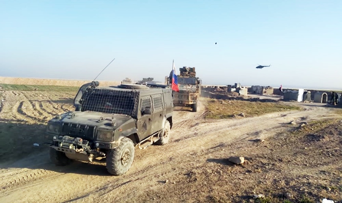 Hêzên Rûs-Tirk li Rojavayê Kobanê dewriyeya hevbes birêve birin