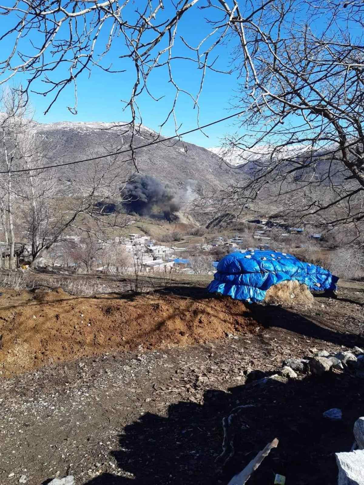Balafirên ser ên Tirkiyê gundekî Silêmaniyê bombebaran kirin