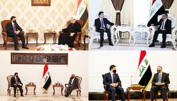 Bexda | Nêçîrvan Barzanî di roja sêyem de hevdîtinên xwe berdewam dike