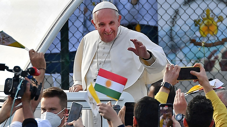 Papa Francis: Ji bo pêswaziya germ a li min kirine careke din spasiya gelê Kurd dikim