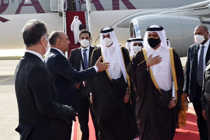 Wezîrê Derve yê Qeterê li Hewlêrê hat pêswazîkirin