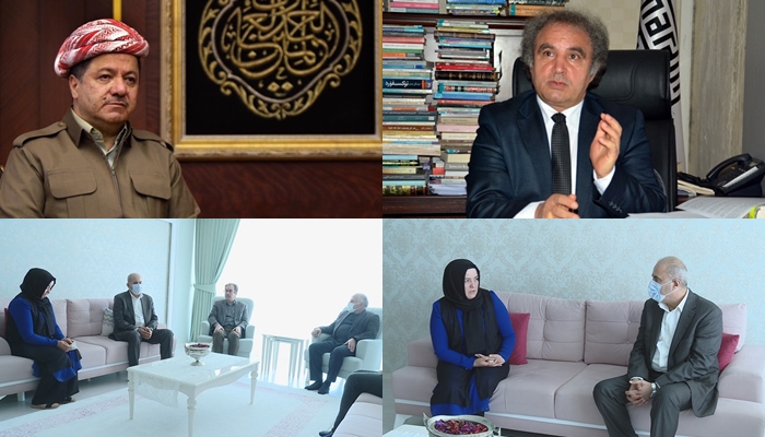 Elî Ewnî li Diyarbekirê peyama Serok Barzanî gihand malbata Prof. Dr. Kadrî Yildirim