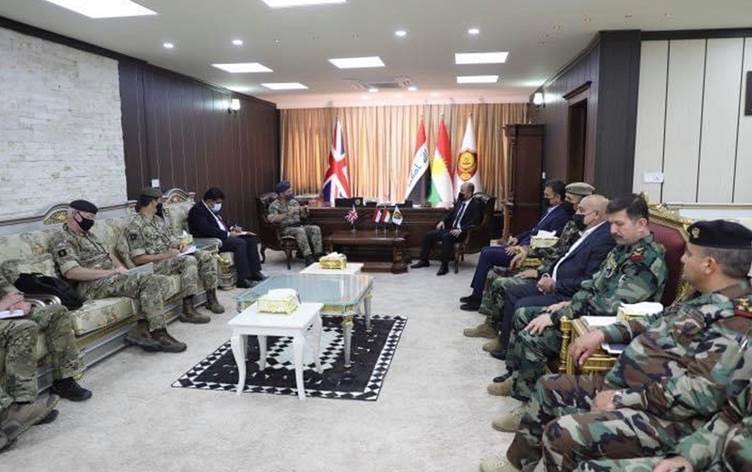 Brîtanya: Em ê li ser hevkarî û alîkariya bo Hêza Pêsmerge berdewam bin