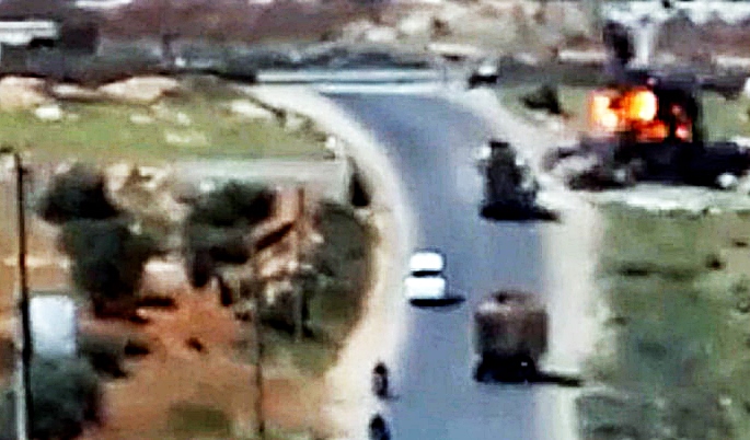 Bombe bi karwana leskerî ya Tirk de hat teqandin