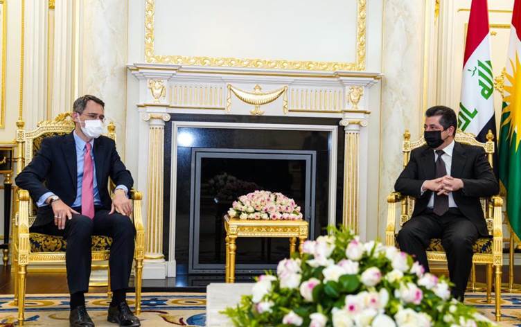 Mesrûr Barzanî bi sanda bilind a Amerîka re rewsa Sûriye û Iraqê gotûbêj kir