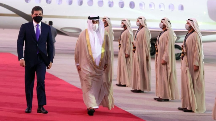 Nêçîrvan Barzanî bi serdaneke fermî gihîst Îmaratê