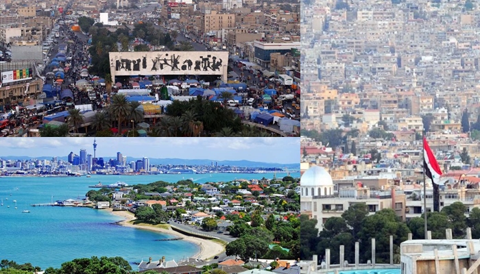 ‘Bexda û Sam li cîhanê bajarên herî xirab ên jiyanê ne’