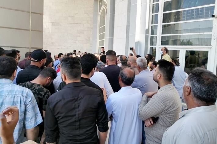 Iraq - Necef | Karmendên saredariyê ji ber gendeliyê derî daxistin