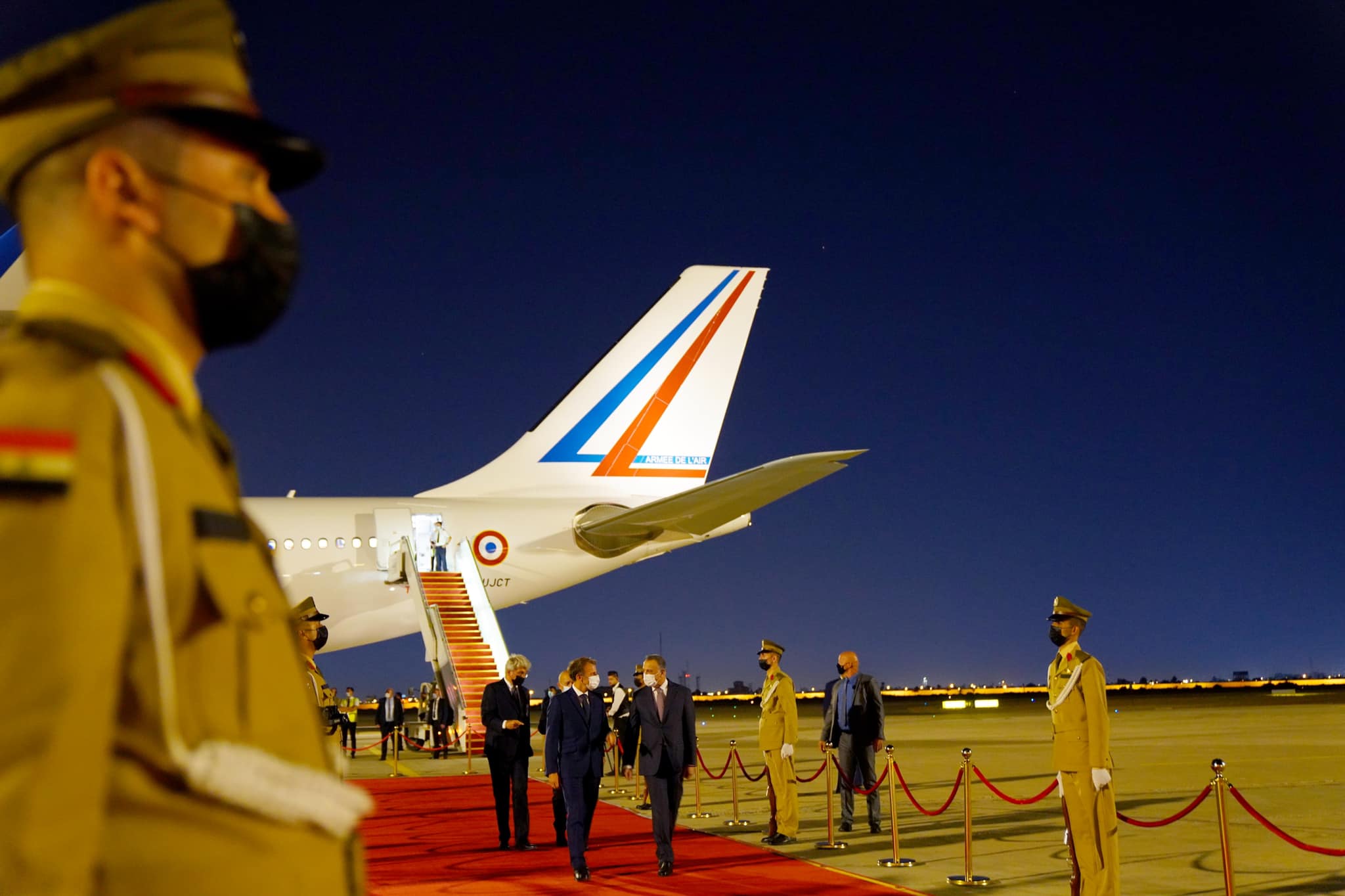 Serokê Fransayê gihîst Bexdayê