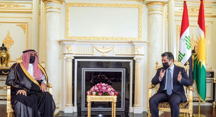 Serokwezîr Barzanî bi balyozê Erebistana Siûdî re civiya