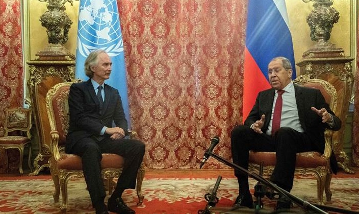 Nûnerê NY Pedersen û Lavrov rewsa dawî ya krîza Sûriyê gotûbêj kirin