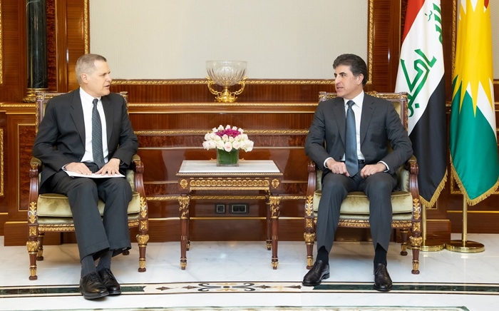 Balyozê Amerîkayê nameya Joe Biden gihand destê Nêçîrvan Barzanî