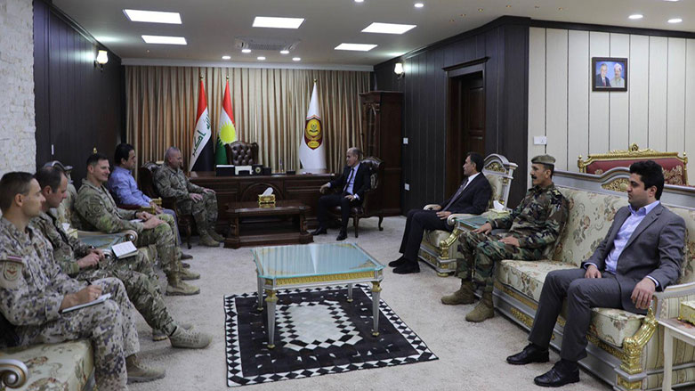 Wezîrê Pêsmerge û fermandarên koalîsyonê civîn kirin