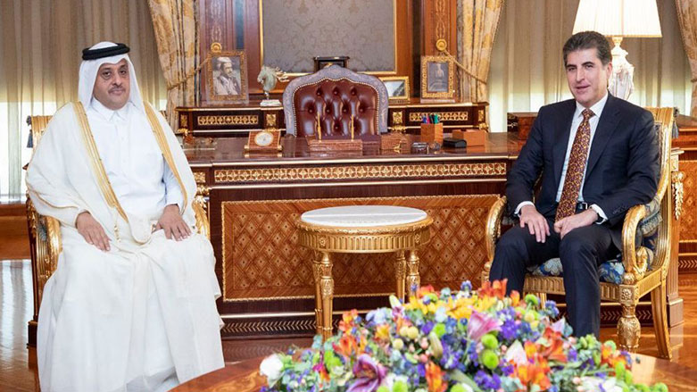 Nêçîrvan Barzanî pêswazî li Balyozê Qeterê yê Iraqê kir