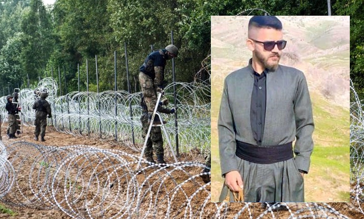 Koçberê Kurd ê ji Hewlêrê li sînorê navbera Polonya-Belarusê can da
