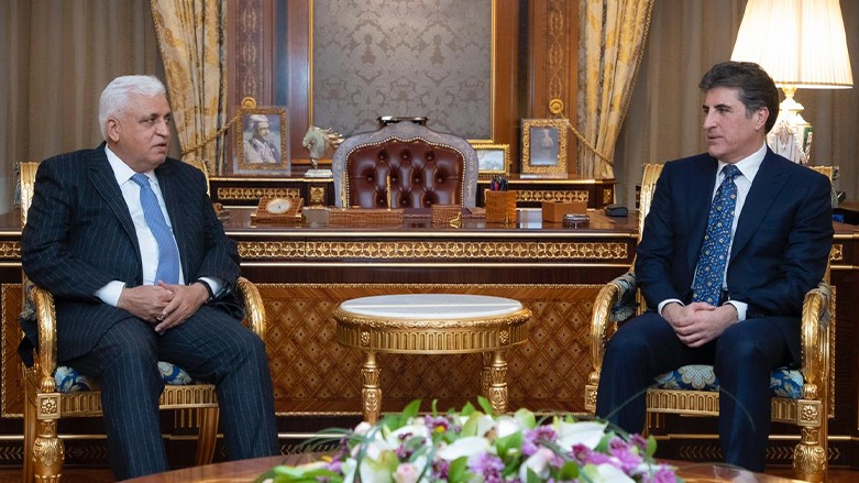 Neçîrvan Barzanî, serokê Hasdi Sabi Falih Feyyaz qebûl kir
