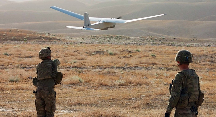 Amerîka dronên RQ-20 Puma dide hêzên Pêsmerge