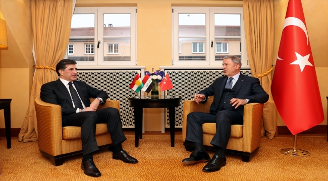 Nêçîrvan Barzanî bi wezîrê bergiriyê yê Tirkiyê Hulusi Akar re hevdîtinekî kir