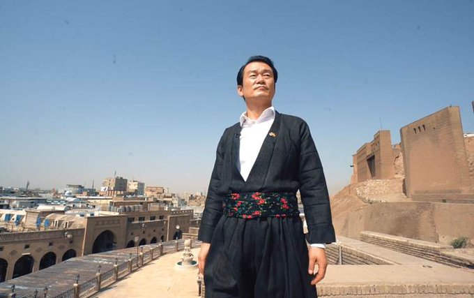 Balyozê Koreya Basûr bi xwendina straneke Kurdî xatir ji Kurdistanê xwest