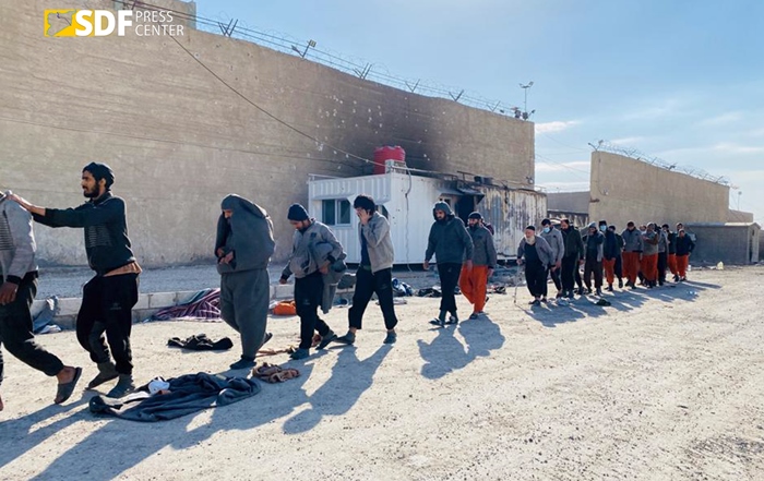 HSD: Girtîgeha Sinaa ya Hesekê bi temamî hat kontrolkirin û hemû girtîyên DAISê teslîm bûn