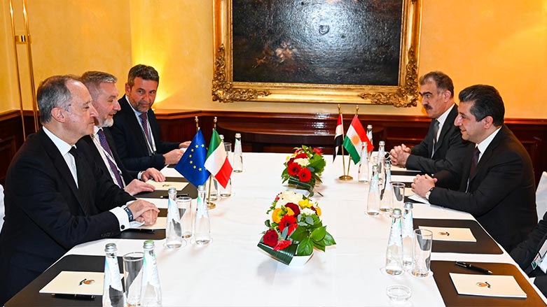 Serokwezîr Barzanî bi Wezîrê Berevaniya Îtalyayê re hevdîtin kir