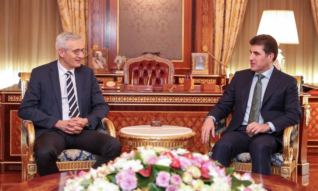 Nêçîrvan Barzanî serkonsulê Almanya yê Bexdayê qebûl kir