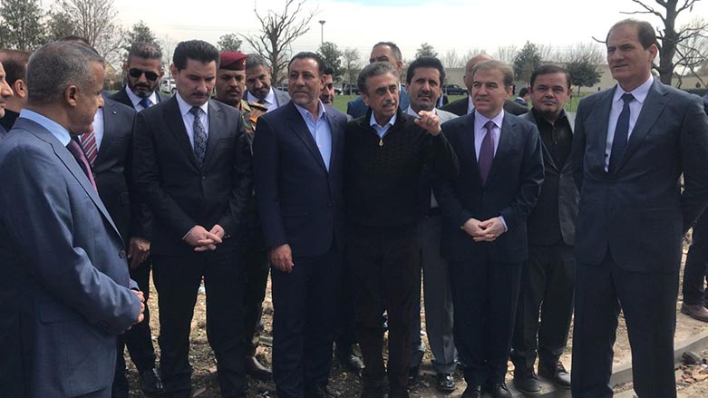 Cîgirên Serokê Parlamentoya Iraqê serdana cihên êrîsa mosekî ya Hewlêrê kirin