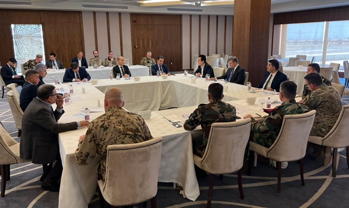 Sêwirmendên leskerî yên Holandî û Almanî bi fermandarên hêzên 70 û 80 yên Pêsmerge re civiyan