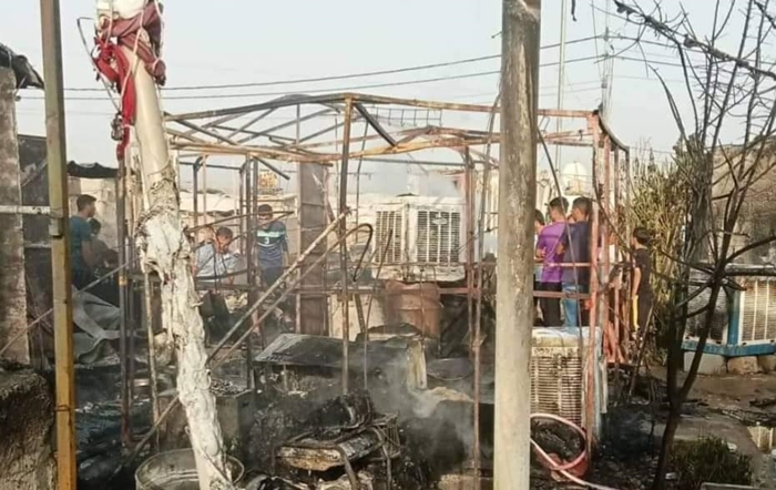 Li Duhokê agir bi kampeke koçberên Singalê ket