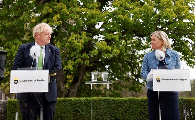 Brîtanya û Swêd li dijî gefên Rûsyayê peymana bihêzkirina ewlekariya hevbes îmze kir