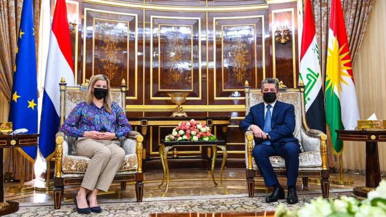 Serokwezîrê Herêma Kurdistanê, pêswaziya sandeke Hollandî kir