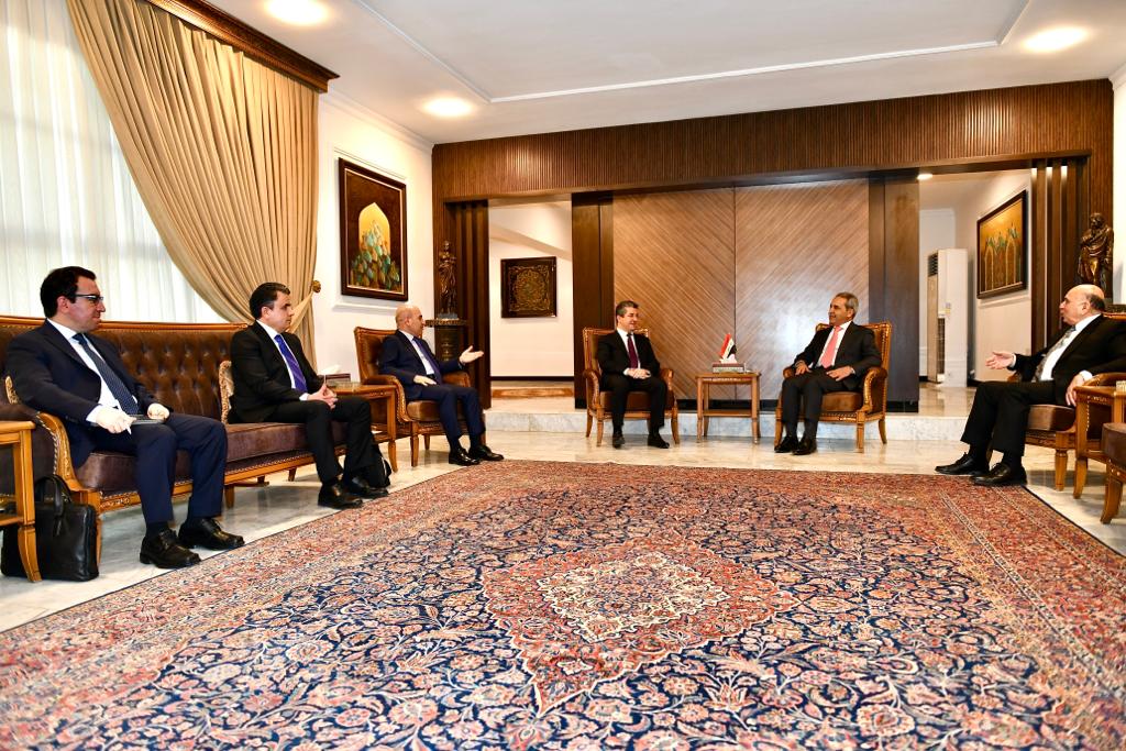 Mesrûr Barzanî bi serokê Konseya Daraza Bilind yê Iraqê re civiya