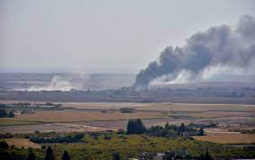 Artêsa Tirkiyê û komên çekdar Kobanî, Eyn Îsa û Til Temir topbaran kirin