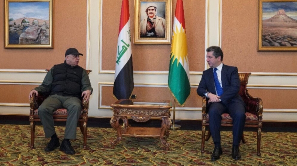 Mesrûr Barzanî û Serokwezîrê Iraqê Mistefa Kazimî li ser êrîsa Hewlêrê axivîn