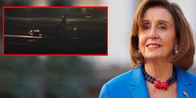 Tevî bertek û gefên Çînê balafira sanda Amerîkî daket: Nancy Pelosî li Taywanê ye