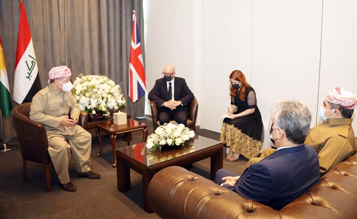 Serok Barzanî ji bo sîna Keybanû Elizabeth II serdana Konsulxaneya Brîtanyayê kir