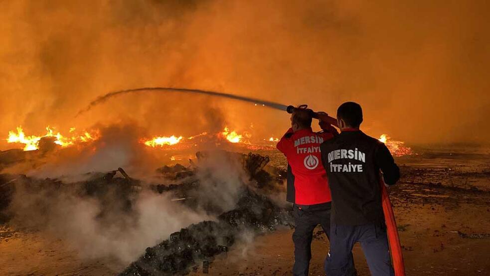 Li bajarê Mersînê agir bi fabrika palet ket