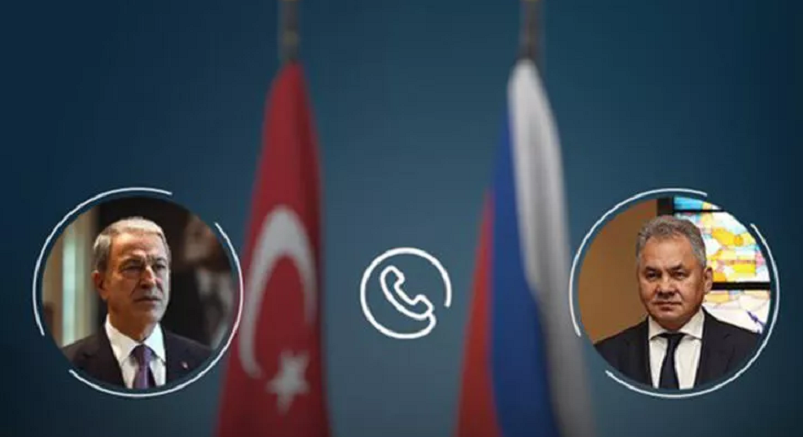 Wezîrên berevaniyê yên Rusya û Tirkiyeyê axivîn