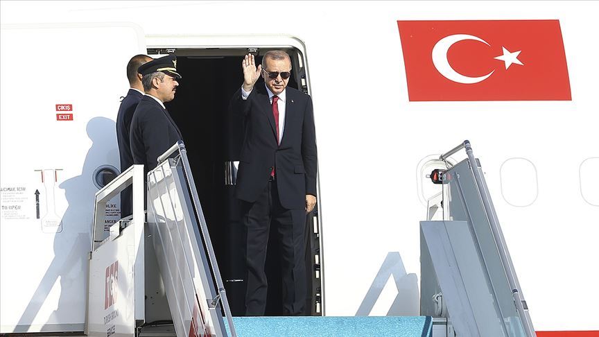 Erdogan ji bo besdarî civîna Desteya Gistî ya NYê bibe ber bi Amerîka ve bi rê ket