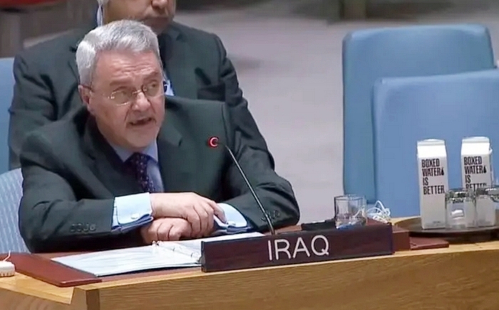 Nûnerê Iraqê daxwaza sermezarkirina êrîsên Îranê ji Neteweyên Yekbûyî kir