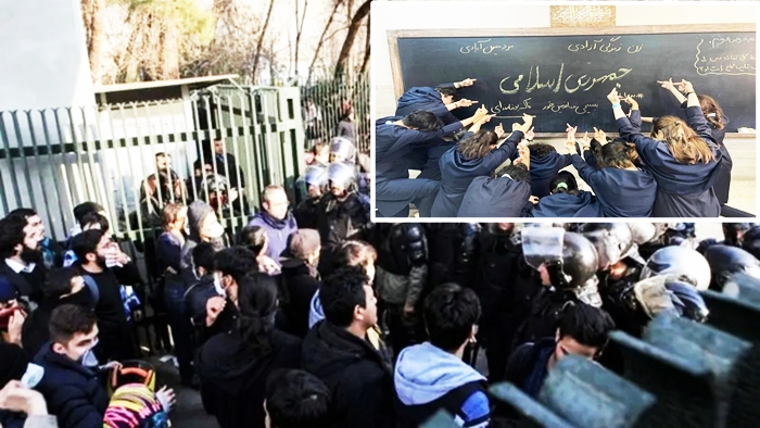 ÎRAN - ROJHILAT | Di xwepêsandanên dijî rejîmê de dengê xwendekar û mamosteyan bilind dibe…