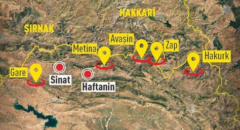 Artêsa Tirkiyê ji 8 noqteyên Zapê û Metînayê vekisiyan