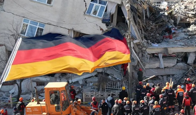 Almanyayê ji bo erdhejê 50 milyon Euro alîkarî da bakurê Sûriyê